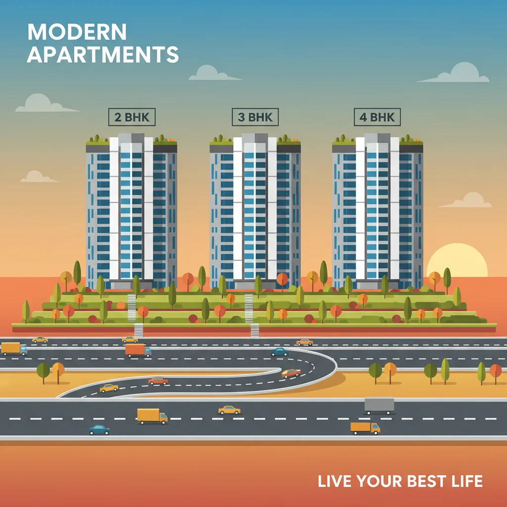 Apartments near Kanakapura Road Industrial Hub Apartments near Kanakapura Road Industrial Hub