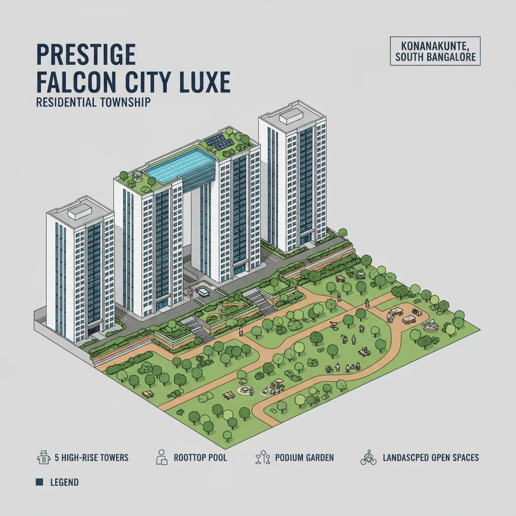 Architecture and Design of Prestige Falcon City Luxe Architecture and Design of Prestige Falcon City Luxe
