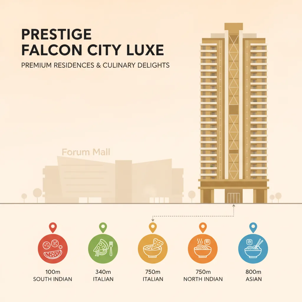 Best Restaurants Near Prestige Falcon City Luxe: Bangalore Dining Guide Best Restaurants Near Prestige Falcon City Luxe: Bangalore Dining Guide