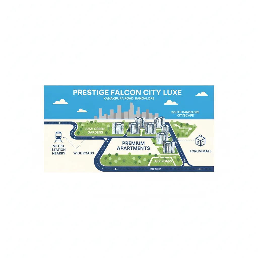Neighbourhood Guide Around Prestige Falcon City Luxe Neighbourhood Guide Around Prestige Falcon City Luxe