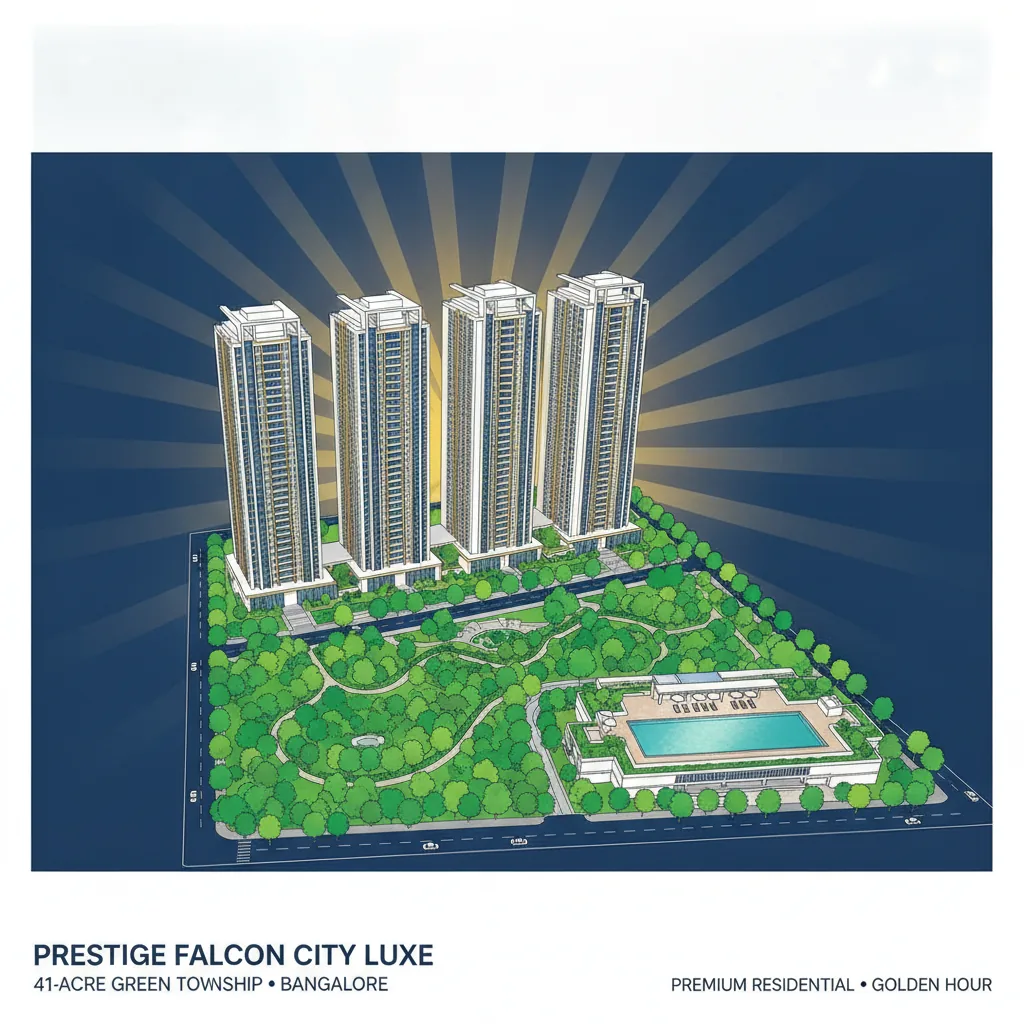 Prestige Falcon City Luxe 2 BHK Apartment in Kanakapura Road Prestige Falcon City Luxe 2 BHK Apartment in Kanakapura Road